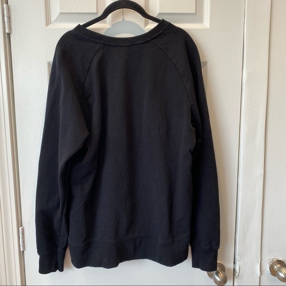 Christopher Raeburn Crewneck Logo Sweatshirt Black size XL - Picture 6 of 9